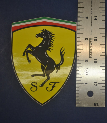 Ferrari magnetic emblem - 4",