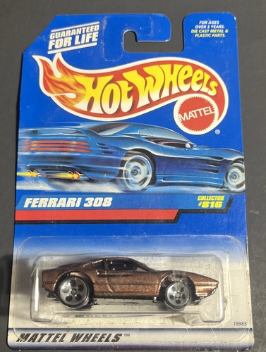 Hot wheels ferrari 308 brown - ferrari,